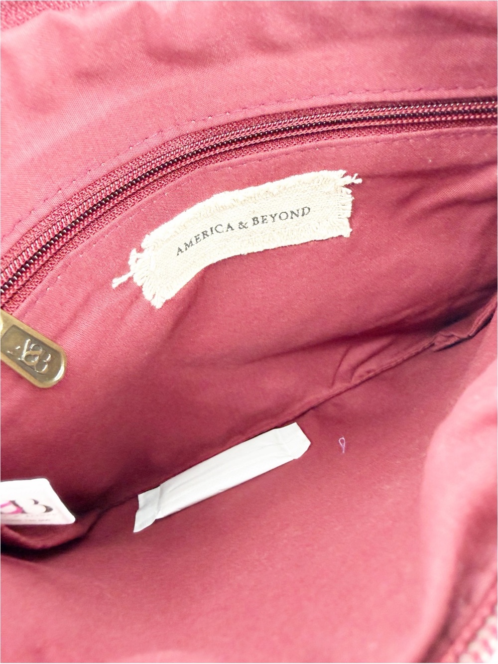 NWT America & Beyond B Initial Embellished Pouch - Picture 5 of 5
